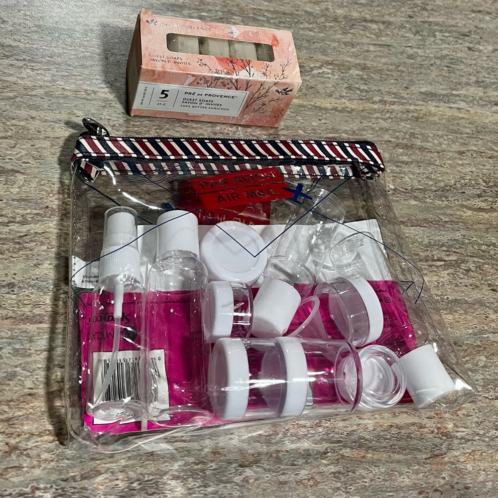 NIB Pre de Provence 5-White Gardenia luxury guest bar soaps with bonus